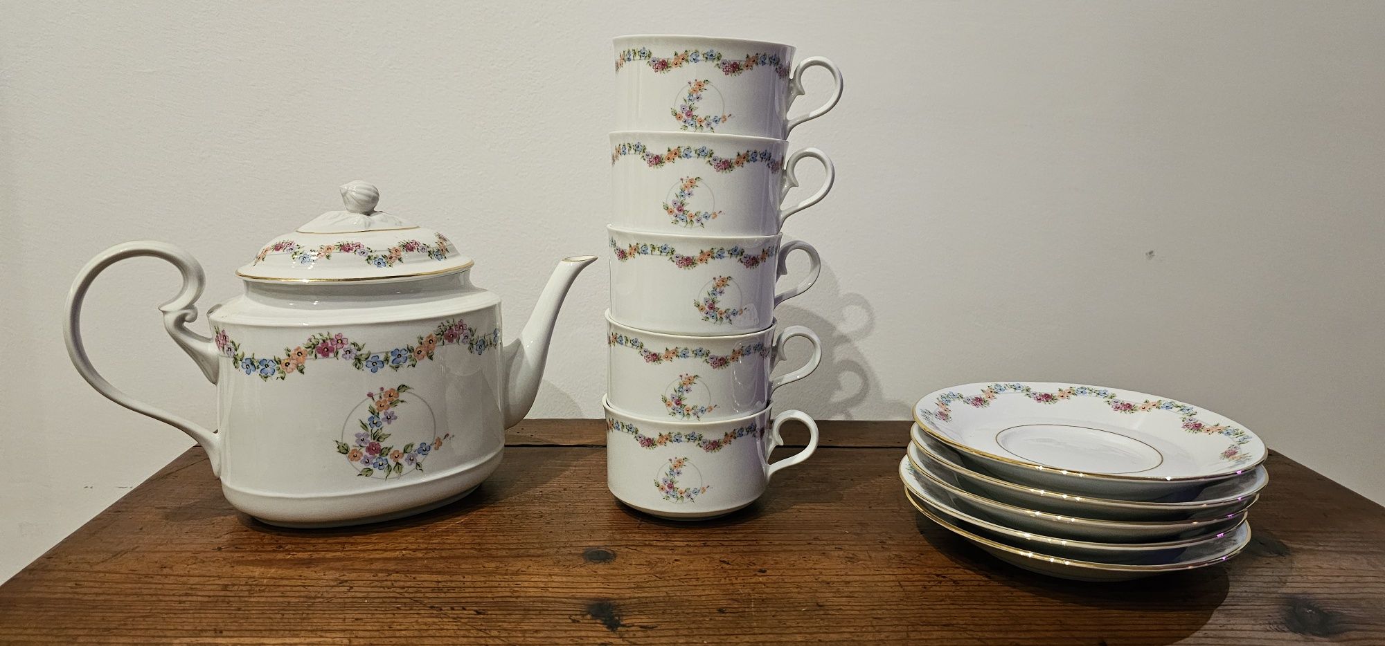 Serviço de chá em porcelana SPAL