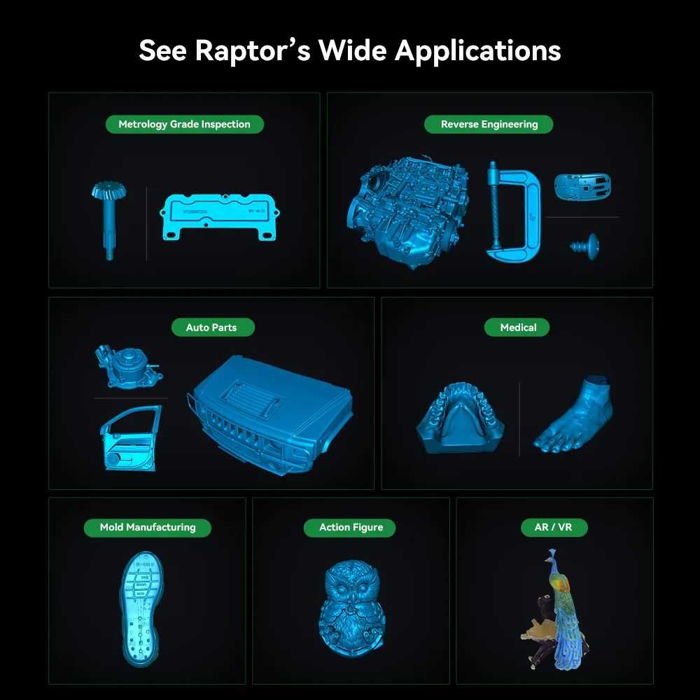 3D сканер Creality CR-Scan Raptor, 3Д сканування РОЗПРОДАЖ