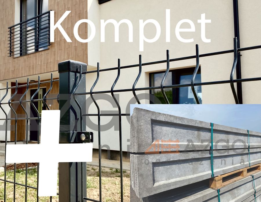 Ogrodzenie panelowe Panele ogrodzeniowe Płot panelowy siatka 3D