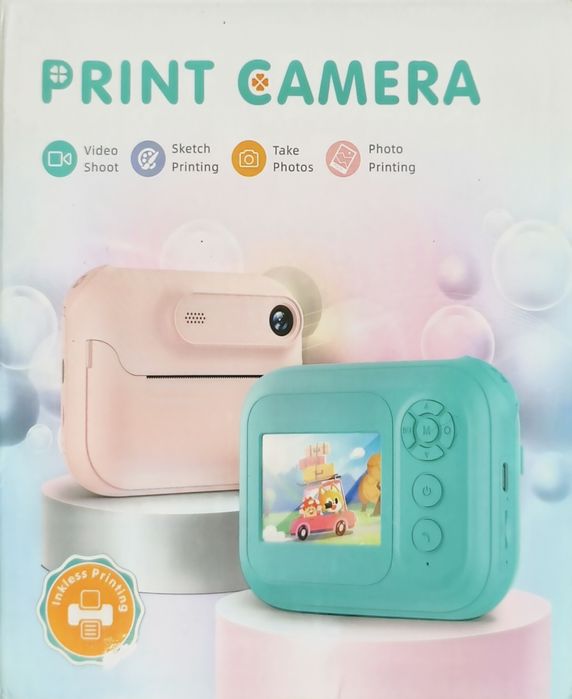 Фотоапарат принтер, фотоапарат що друкуе, палароид, Polaroid, принтер