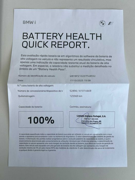 BMW i3 120ah - Garantia 12/2027 ou 160.000kms - Revisões Marca