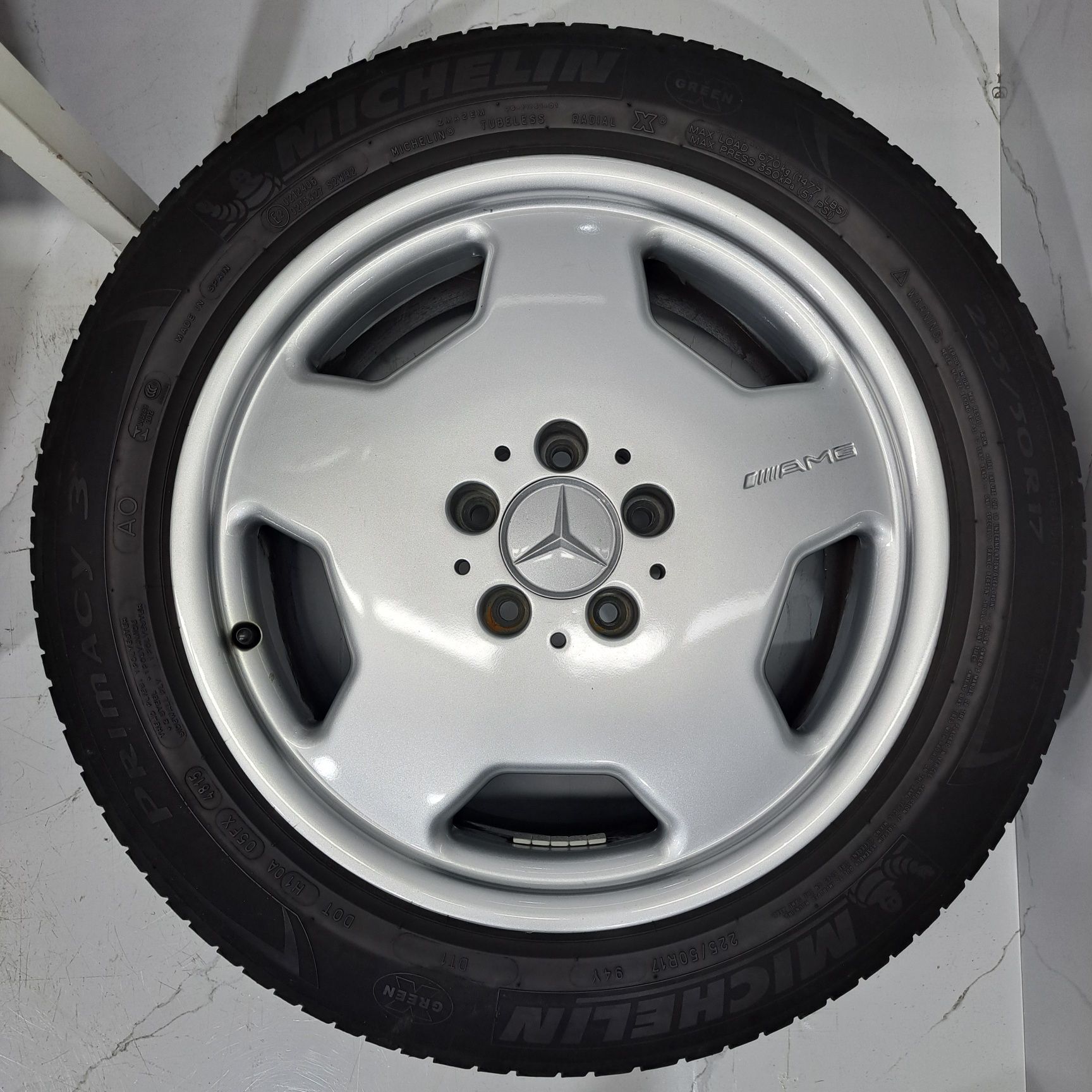 Jantes 17" originais Mercedes W202 C 36 AMG Monoblock 5x112