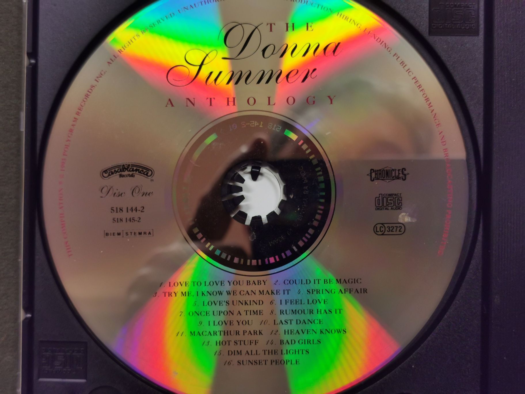 Donna Summer. Anthology. 1993, PolyGram. DR=14 dB!