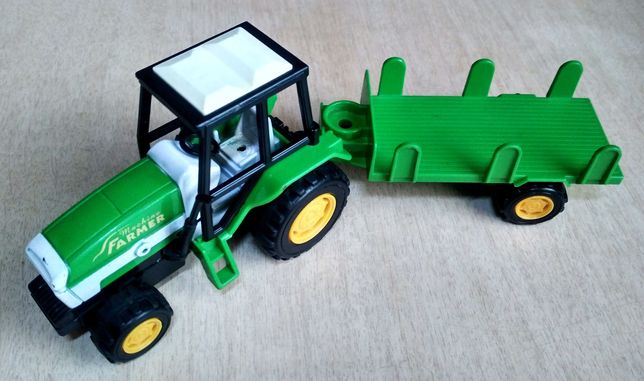Трактор с прицепом, детская игрушка Machine Farmer