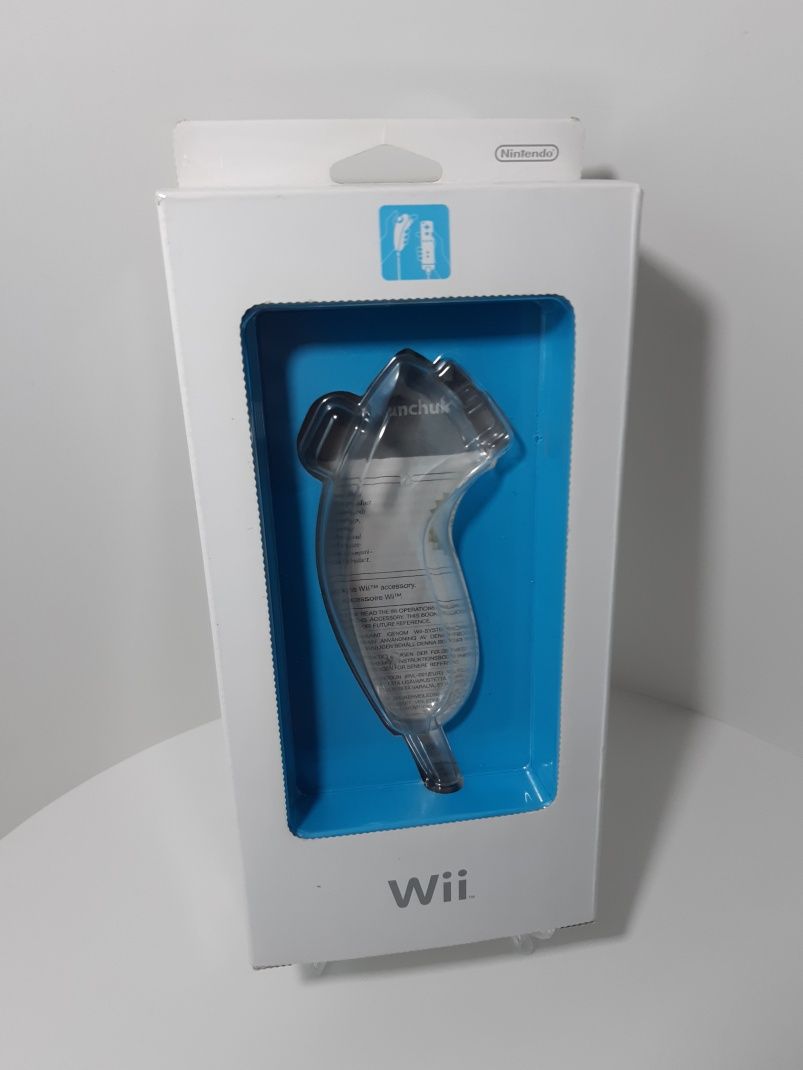 Caixa e manuais do Nunchuk (Comando Nintendo Wii, Concentra)