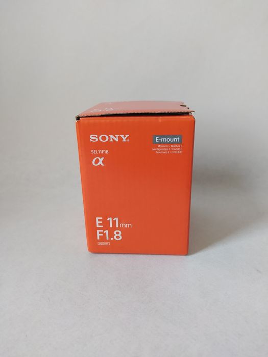 Об'єктив Sony SEL11F18 11mm f/1,8 Новий!