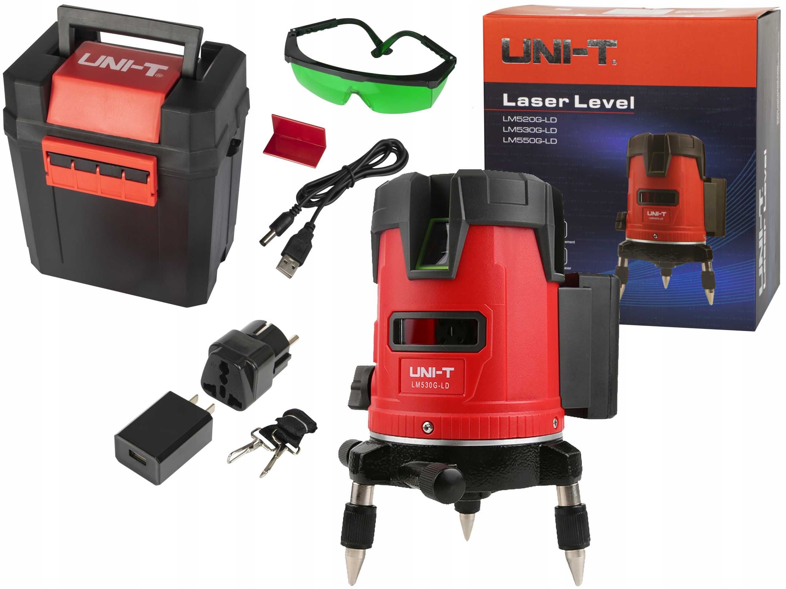 Niwelator optyczny poziomica laserowa  laser krzyżowy UNI-T LM530