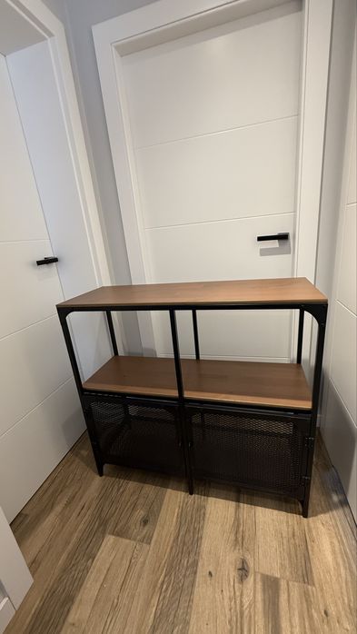 Regal czarny IKEA FJALLBO 36x100x95cm - 2szt.