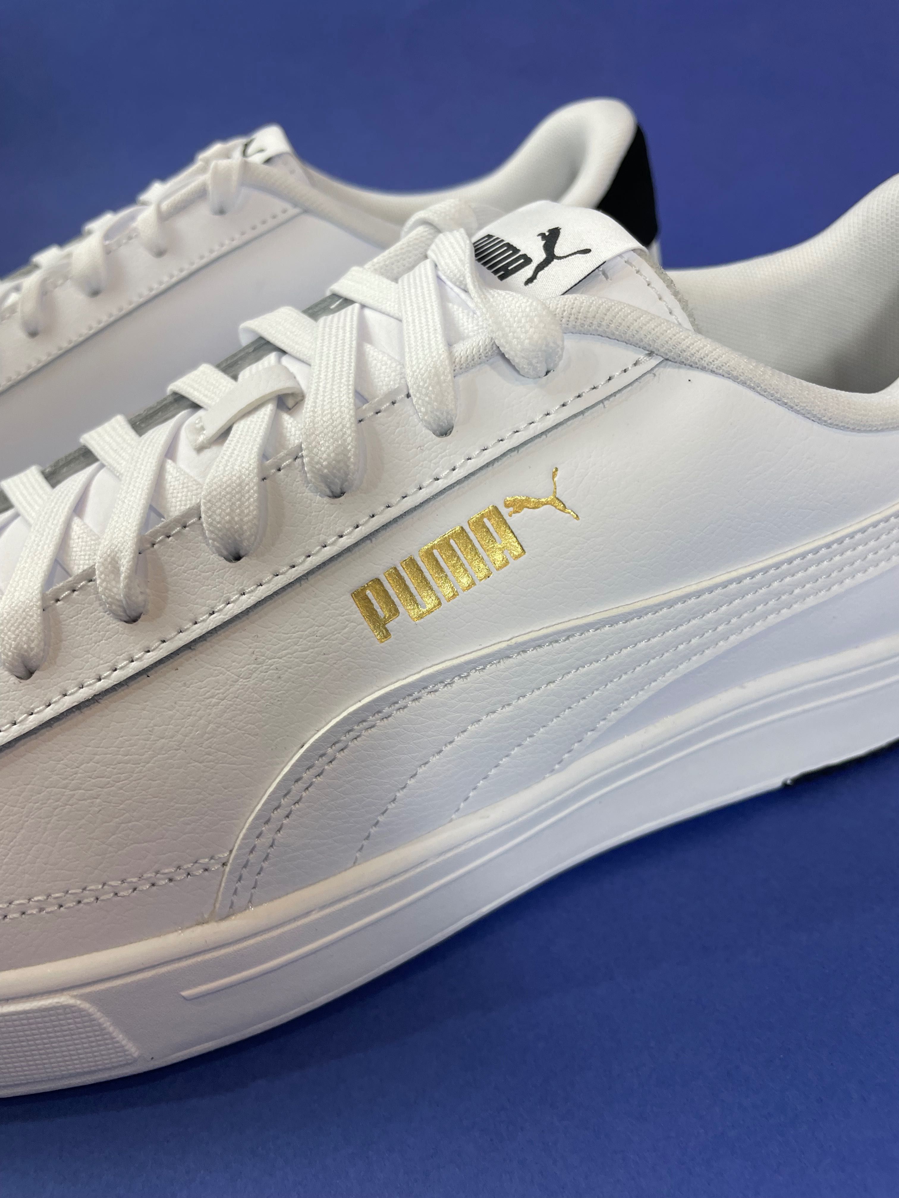 Чоловічі білі шкіряні кеди PUMA Serve Pro 47 розмір