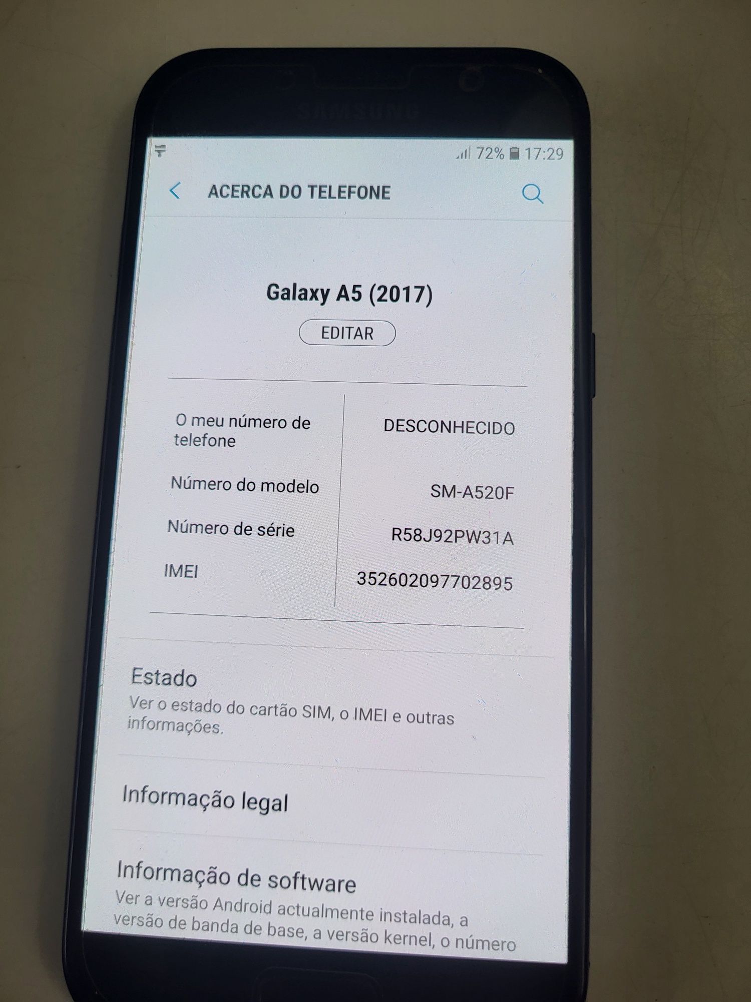 Vendo samsung galaxy A6