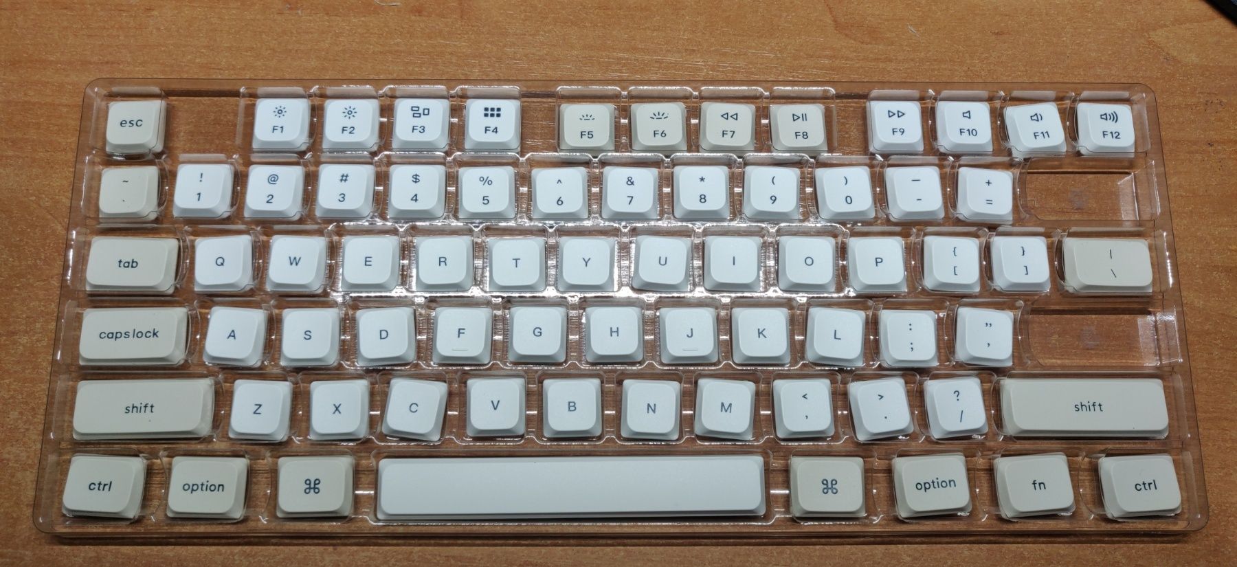 Набір клавіш Keychron Low Profile Double Shot PBT LSA Version 2 Camel