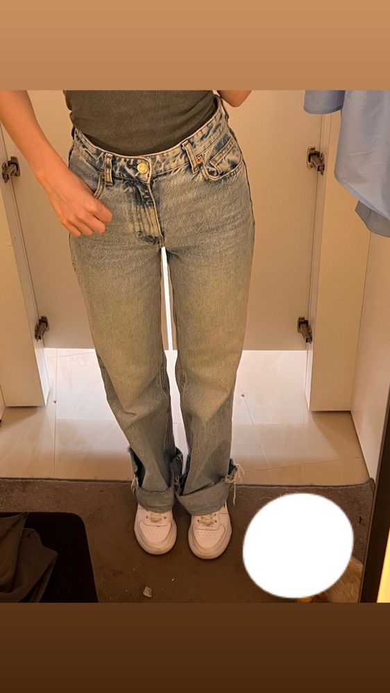 широкі джинси  zara