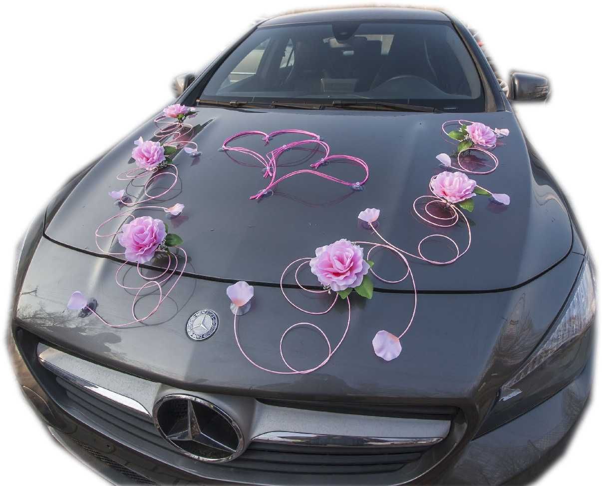 PIĘKNE DUŻE róże na Twój ślub wesele na auto nr 053