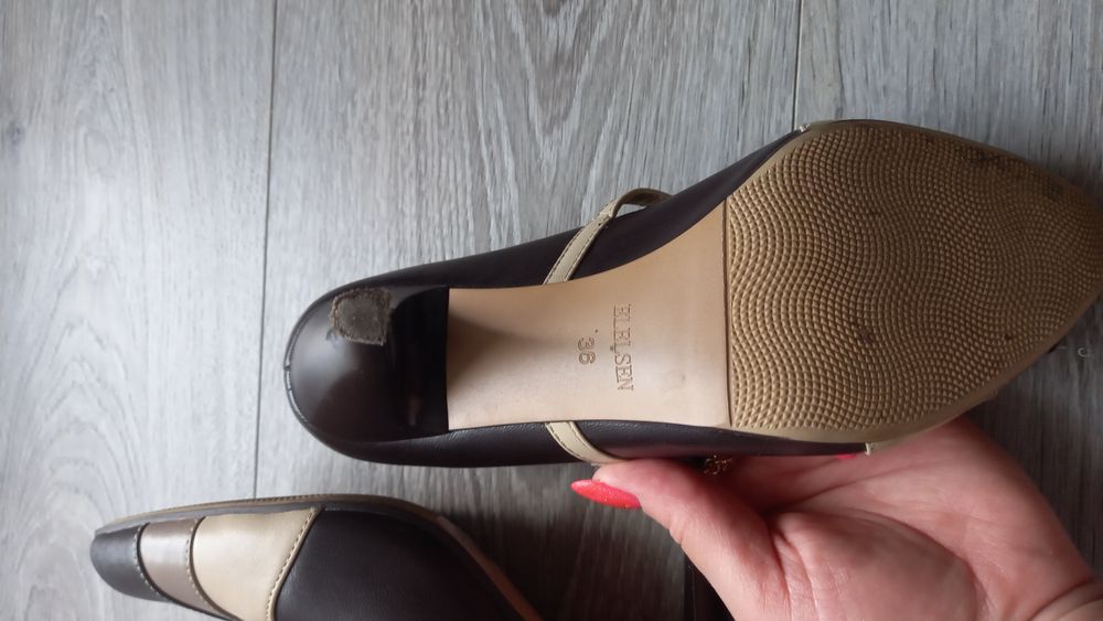 Туфлі шкіряні 36р темно зелені