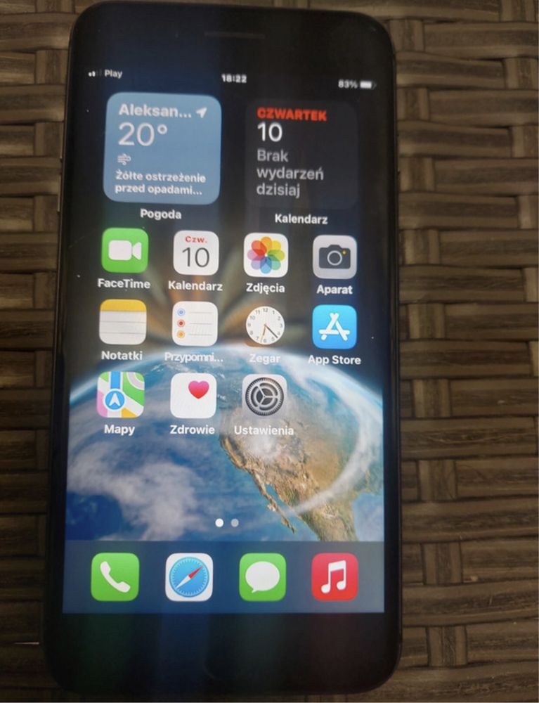 Iphone 8 plus 256Gb. 100% kondycja baterii
