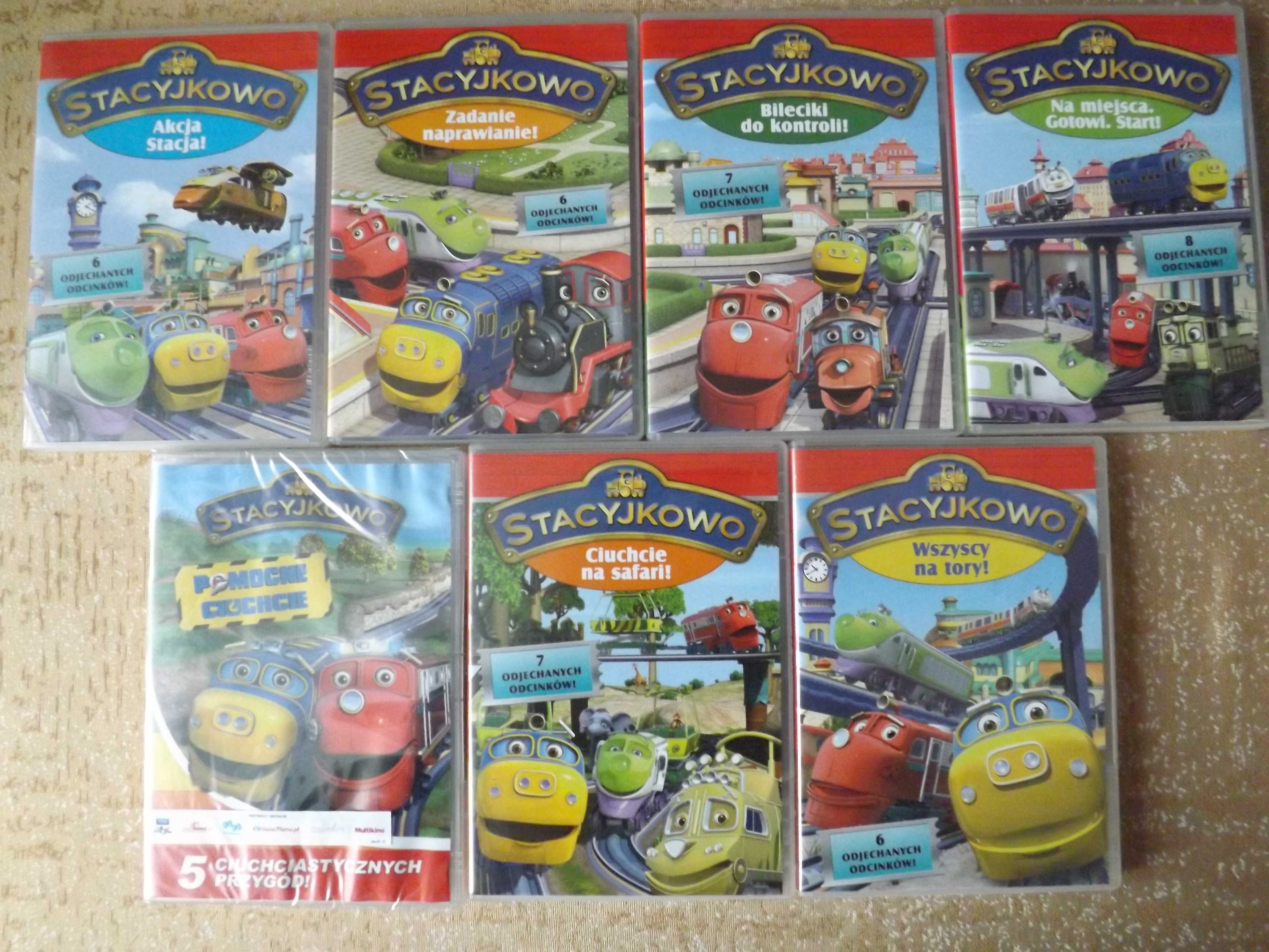 Stacyjkowo, film, bajka, 7  dvd, bajki