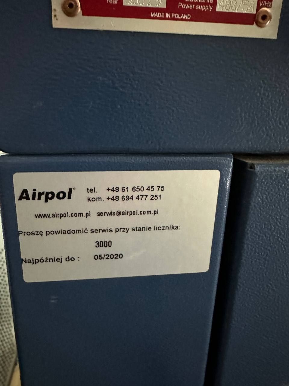 Продам гвинтовий компресор Airpol 30 кВт, 15 бар