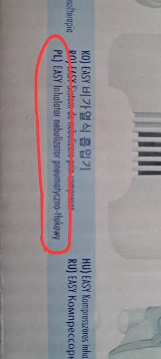 Inhalator nebulizator Medel Easy pneumatyczno-tłokowy