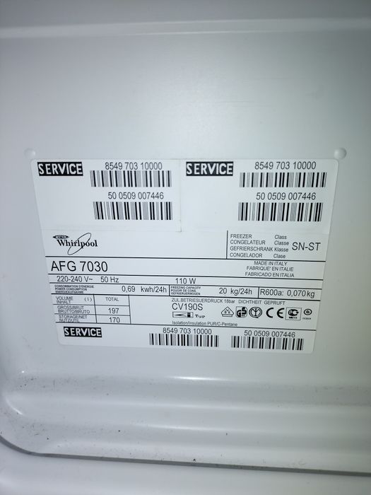 Whirlpool AFG 7030 części