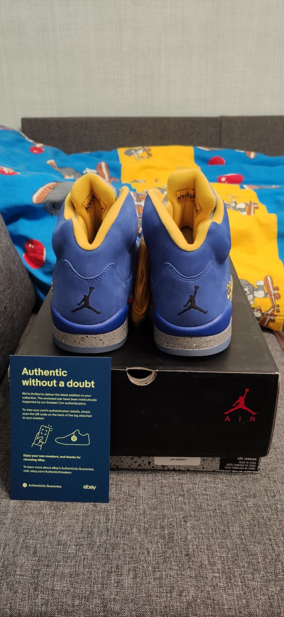 Мужские кроссовки Nike Air Jordan 5 Retro 'Laney'. Оригинал. Новые.