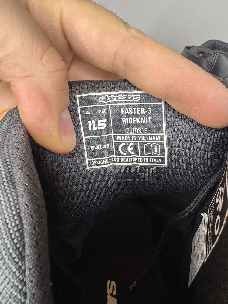 Nowe Niskie Krótkiw Buty Motocyklowe Alpinestars 45 Faster 3 Rideknit