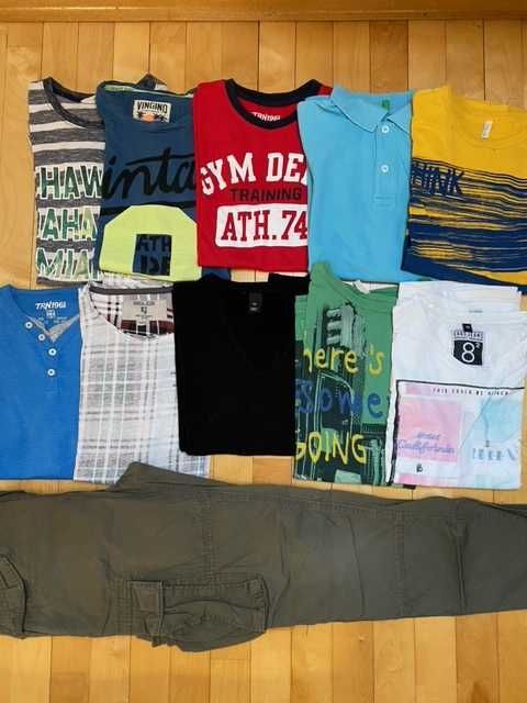 T-shirty, bluzki na lato rozm 152-158 cm