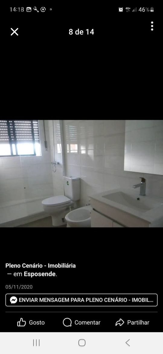 Apartamento t1 no centro de Esposende