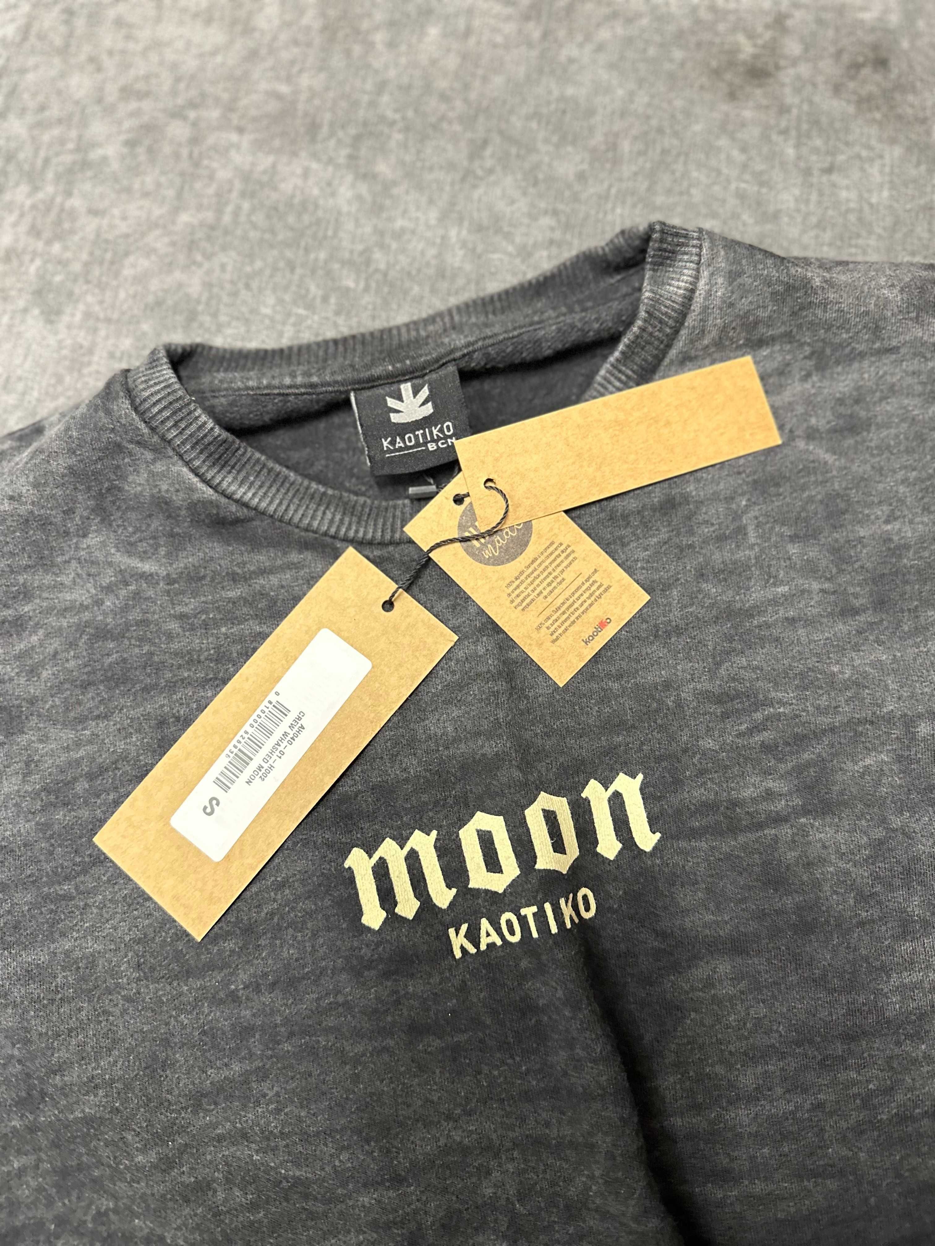 Bluza Męska Kaotiko Moon szara rozmiar. S