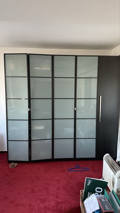 Szfa Ikea- regał, szklo,