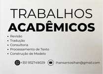 Apoio em Trabalhos acadêmicos [O melhor orçamento]