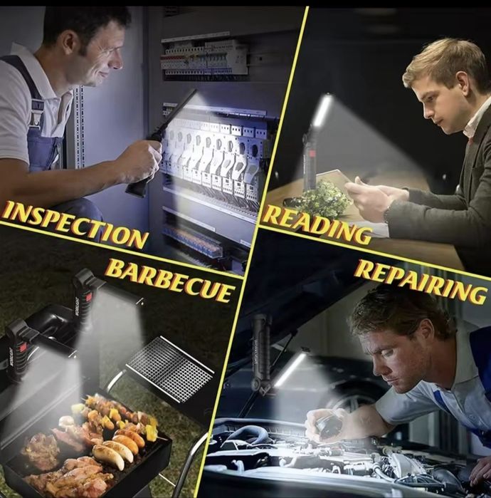 Светильник Діодна лампа на магнітах з яскравим світлом.