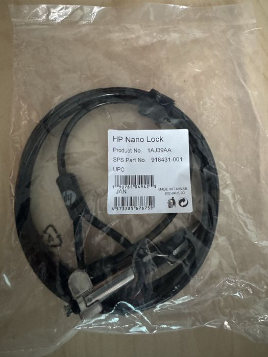 HP Nano Lock (1AJ39AA) – nowy, oryginalnie zapakowany