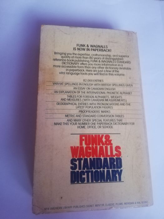 Dicionário de inglês - vintage