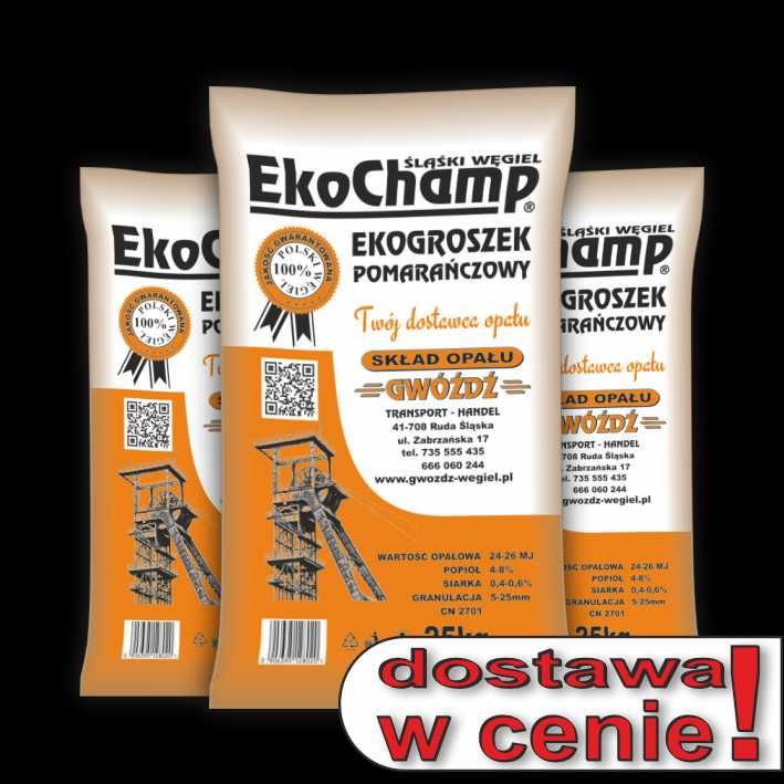 Ekogroszek EkoChamp® Pomarańczowy dostawa w cenie-Oferta Śląsk