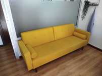 Sofa bed amarelo