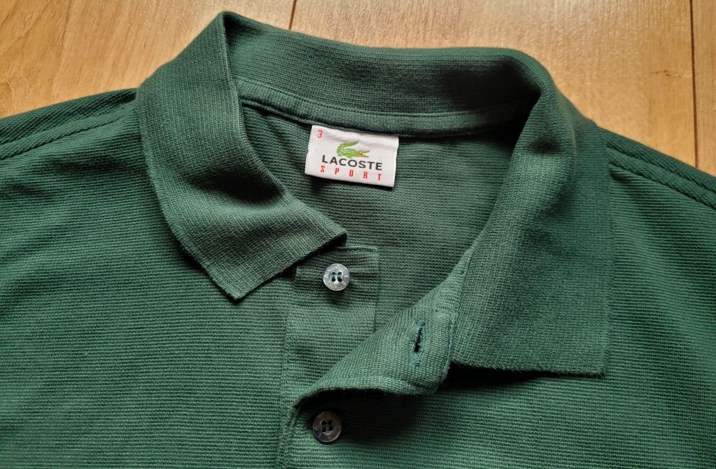 Koszulka męska polo butelkowa zieleń Lacoste  roz S