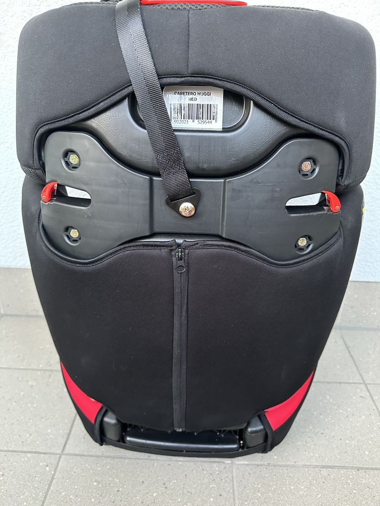 Fotellik Caretero Huggi ISOFIX 15-36 kg czerwony
