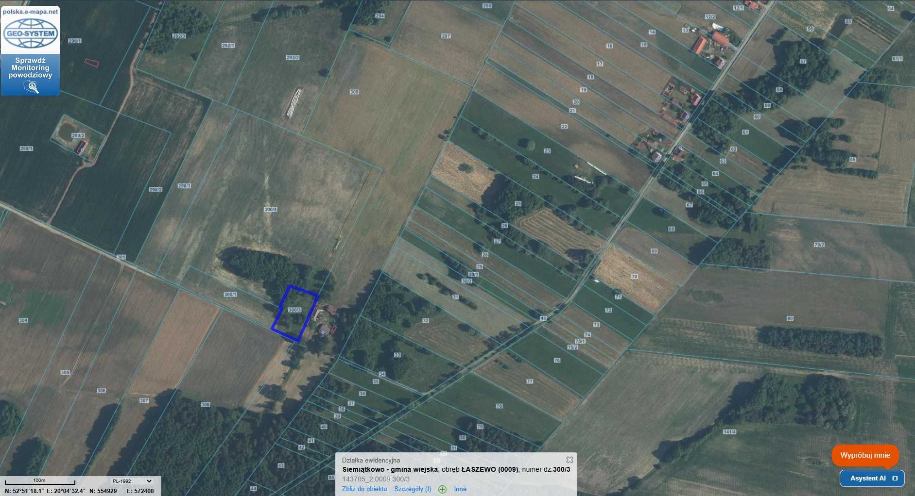 Działka budowlana w spokojnej okolicy