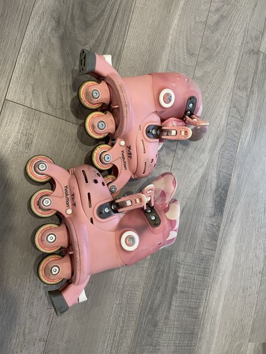 Роликові ковзани YVolution Switch Skates рожеві 23-28 (YR25P4)