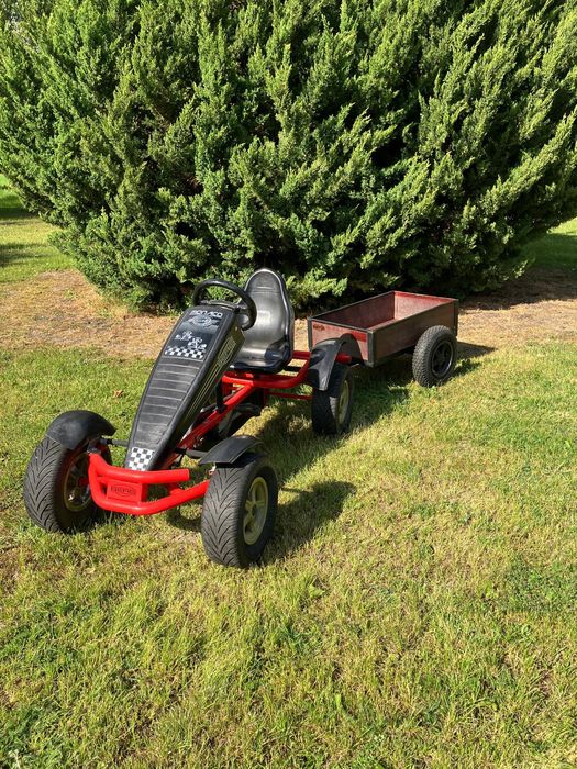 Dwuosobowy Gokart Berg z przyczepką