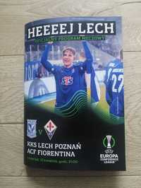 Program meczowy Lech Poznań Fiorentina