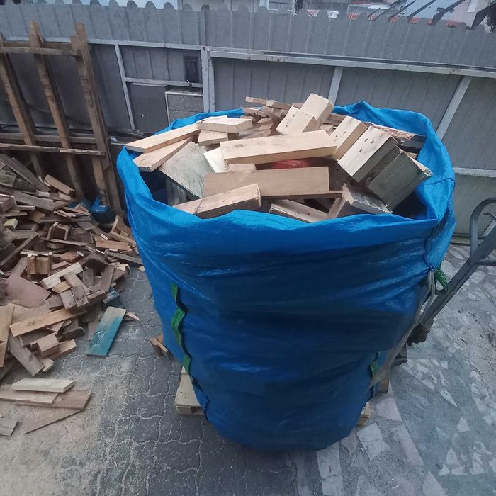 Big bag de lenha de paletes