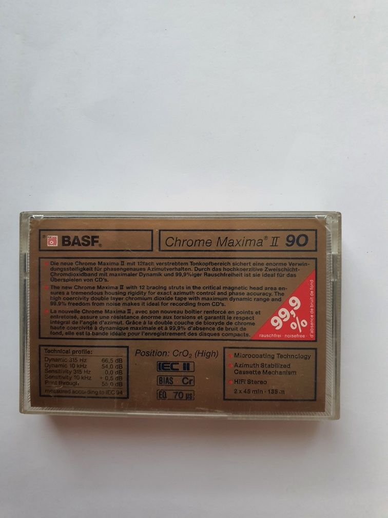 BASF Chrome Maxima II kaseta audio