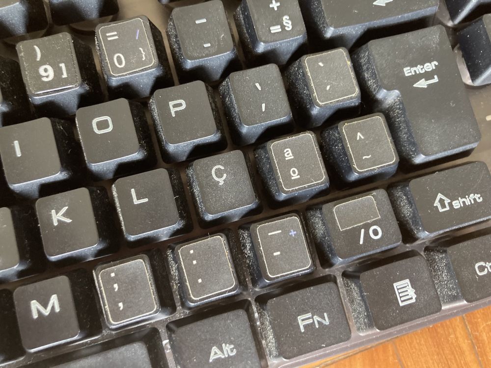 teclado preto The G-Lab