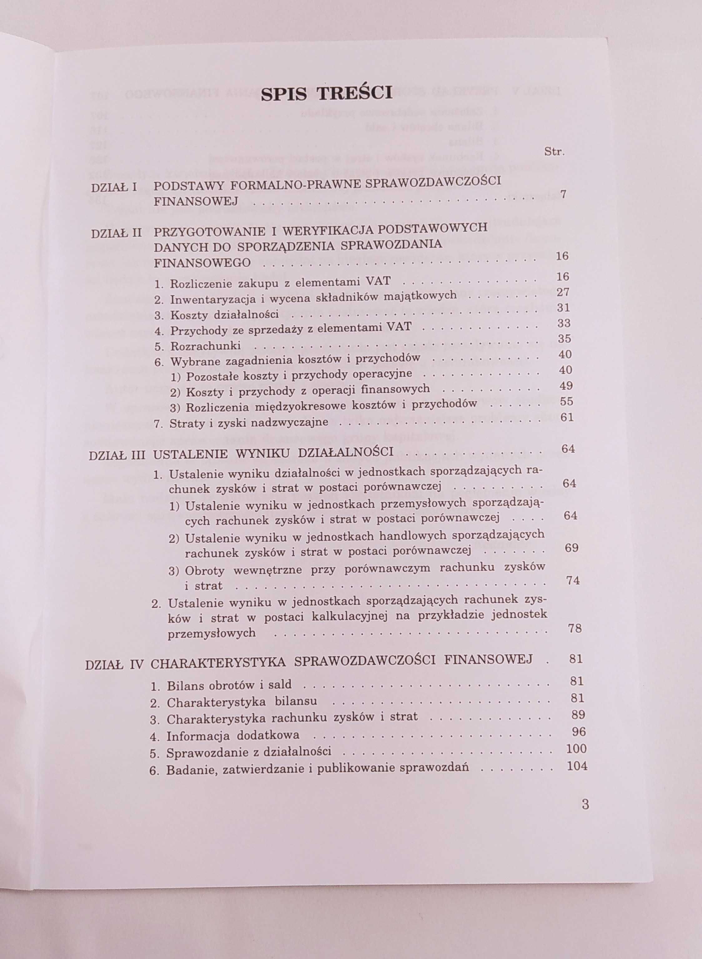 Segment IV – Sprawozdawczość finansowa jednostek gospodarczych