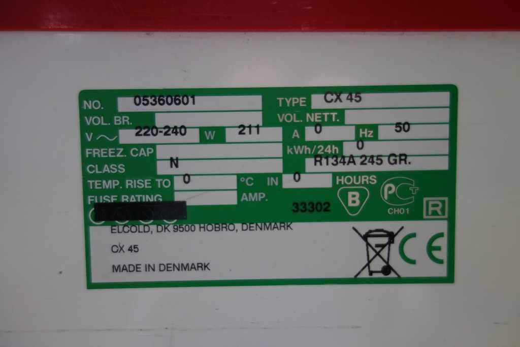 Zamrażarka skrzyniowa ELCOLD DK 9500 / do odbioru pod Warszawą