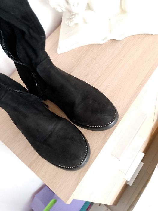 Długie kozaki damskie 37