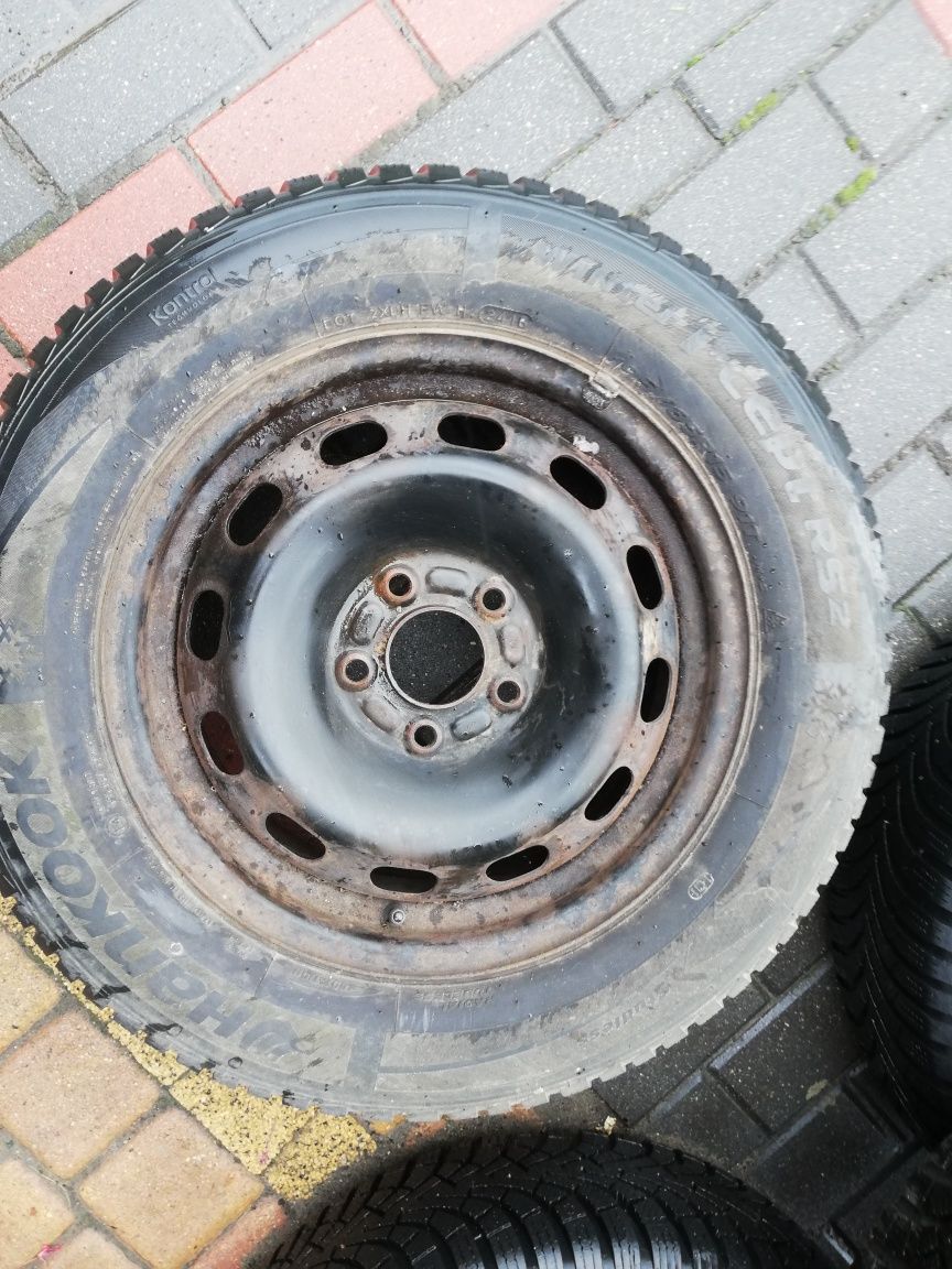 Koła zimowe opony felgi 15 cali 5x108 Ford Focus mk2 i C-max komplet