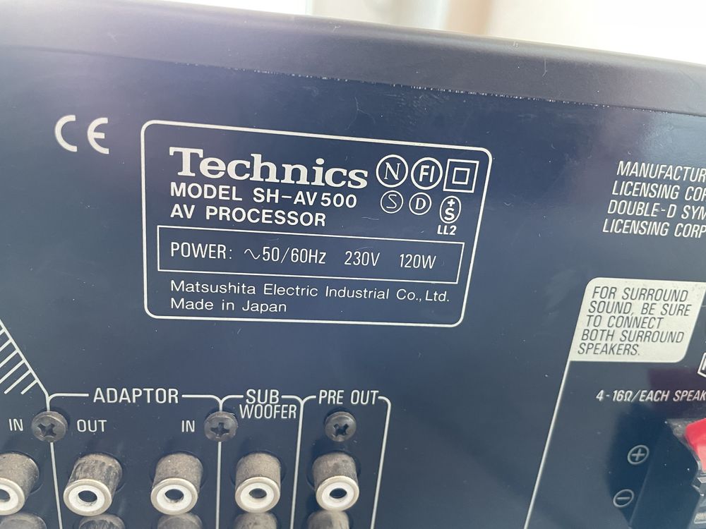 Wzmacniacz Technics SH-AV500