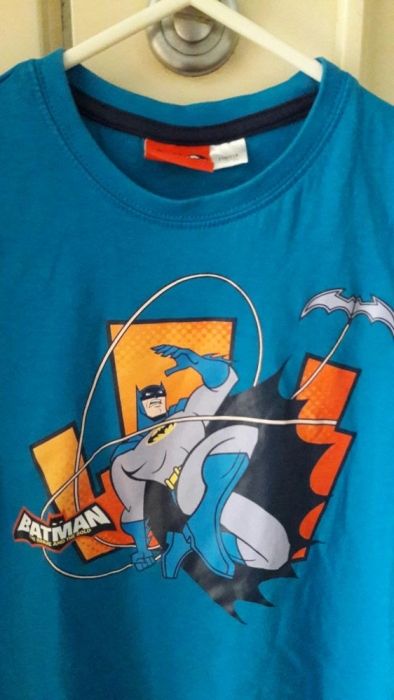 Batman orginał t- shirt  jak nowy r 5/6 l i 110/116 + gratis lego